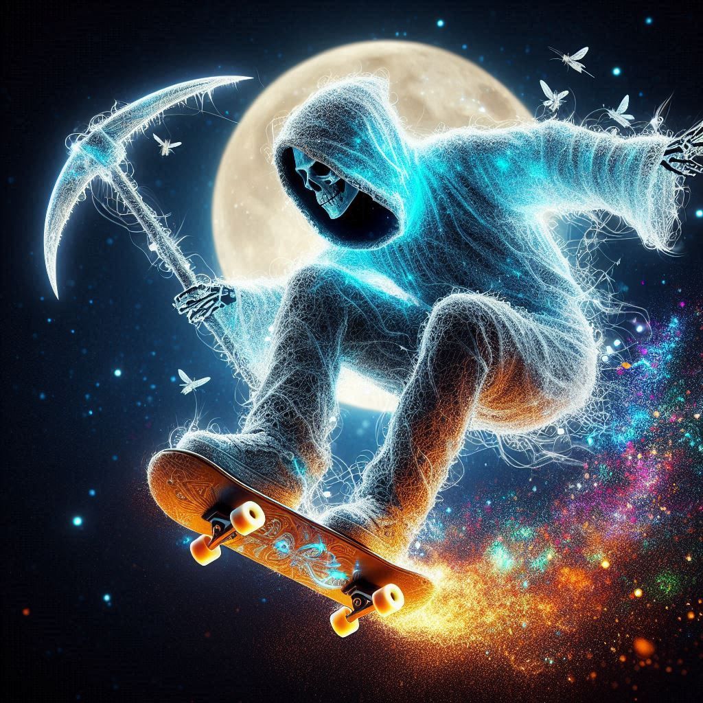 Skater Grim Reaper