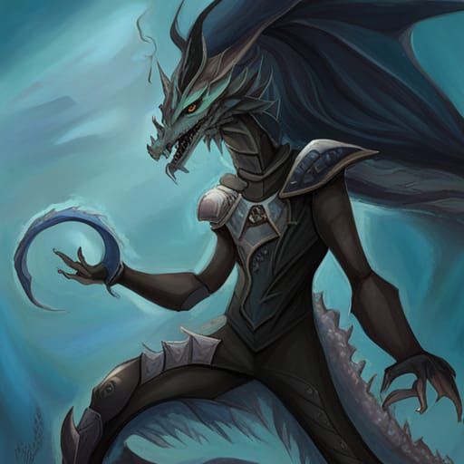 human dragon of the deep