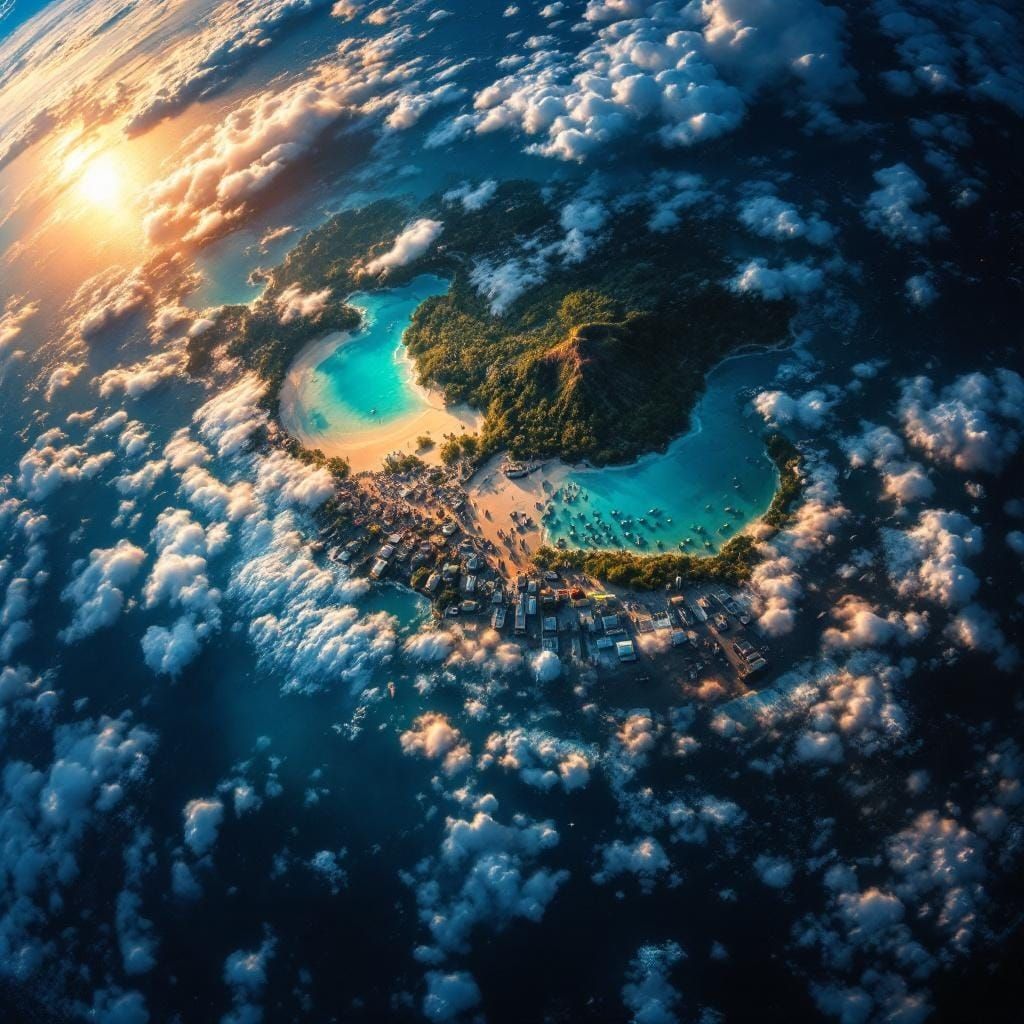 Earth from above  by @Ivee