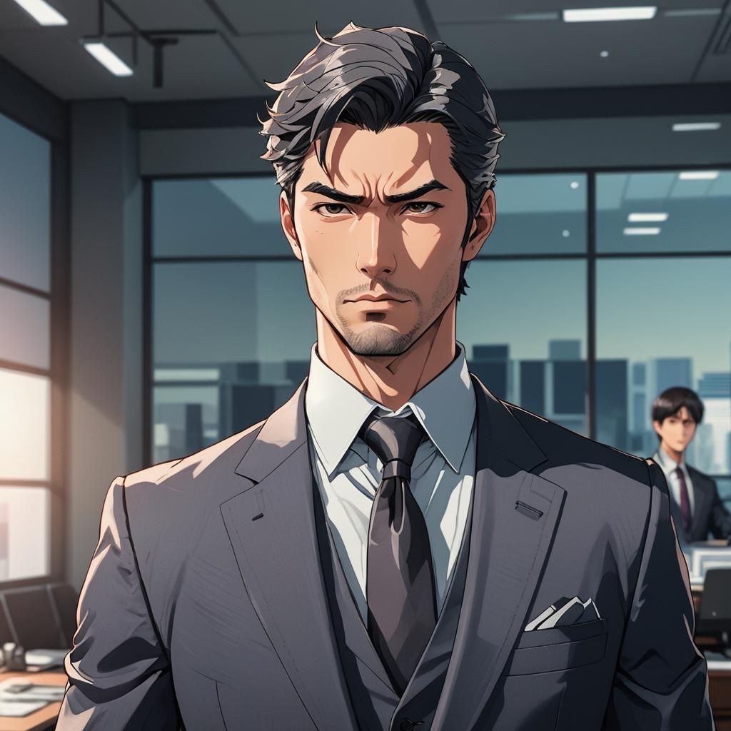 Handsome business man