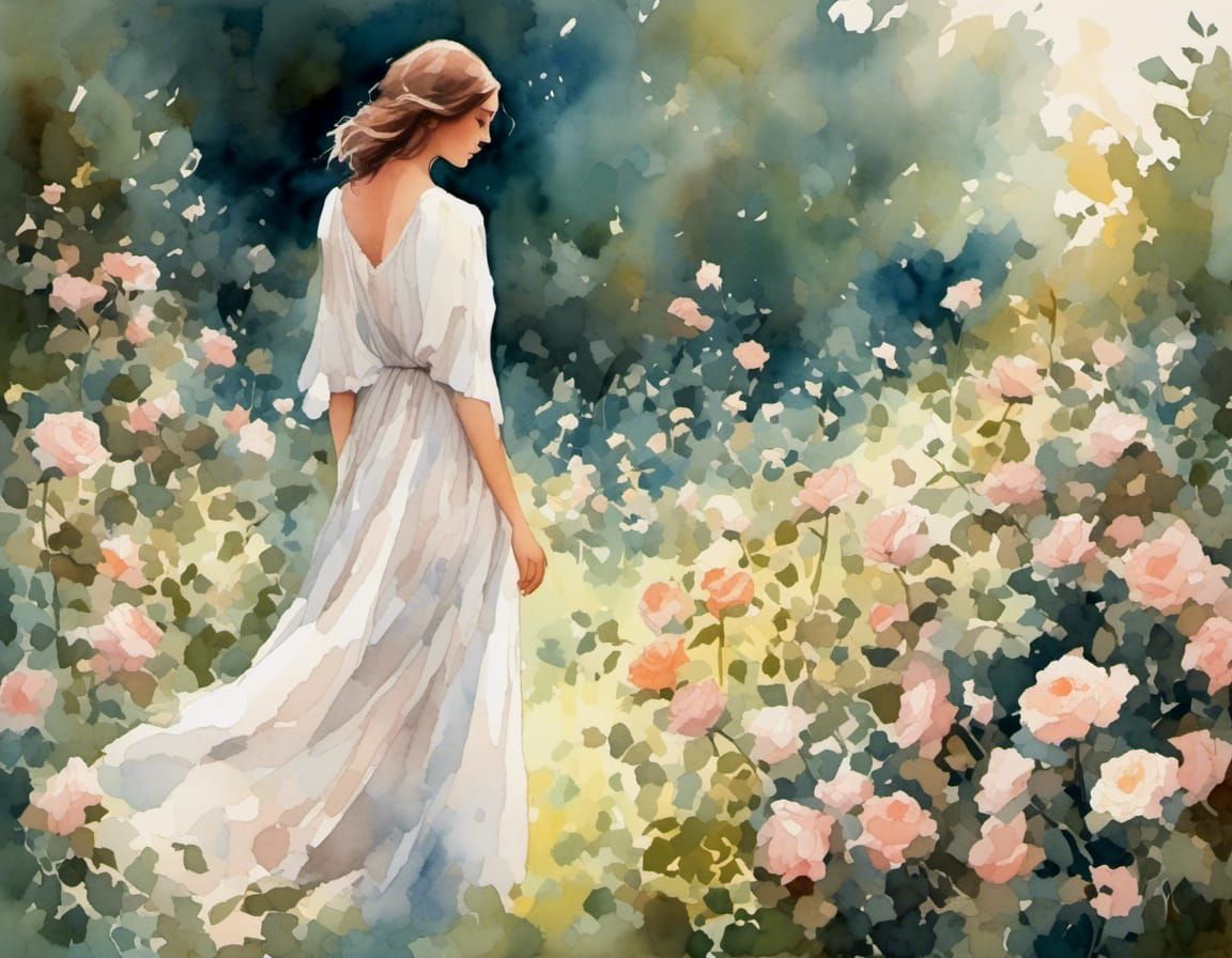 Early Morning Stroll Through The Garden