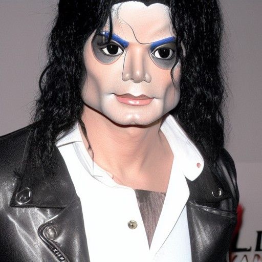 Corey Feldman dressed as Michael Jackson AI Generated Artwork
