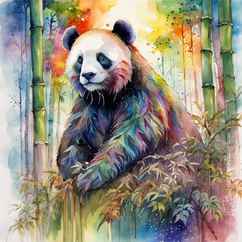 Pensive Panda   by @Designated Target