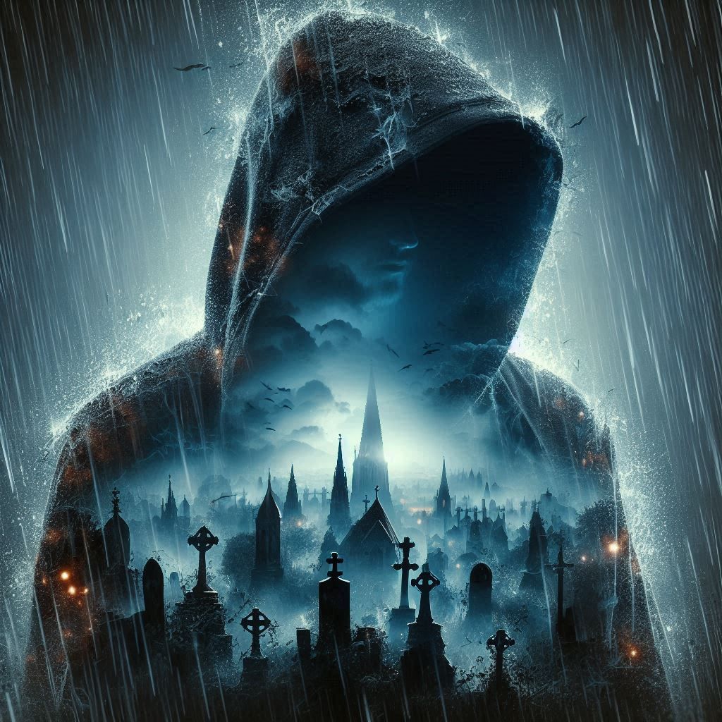 double exposure beautiful fantasy DALL-E 3 portrait landscap...