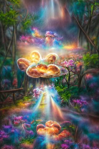Mushroom forest