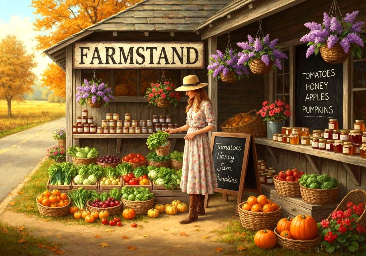 Farm Fresh Farmstand  by @Stalean