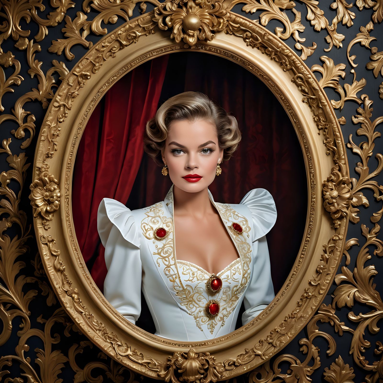 Romy Schneider nachempfunden