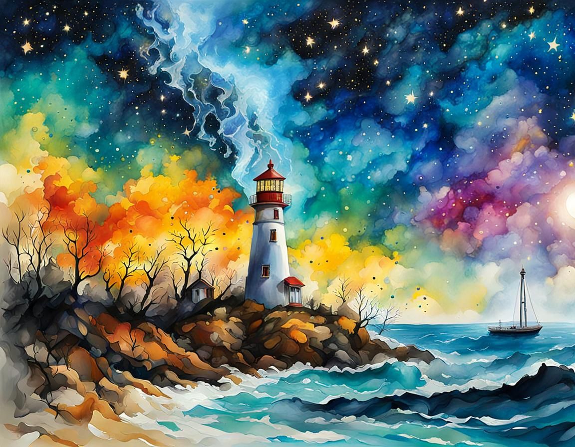 Weathered lighthouse