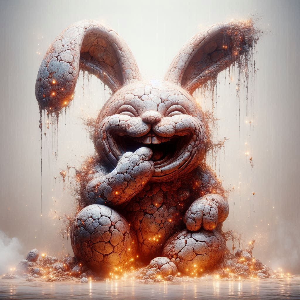 Laughing bunny