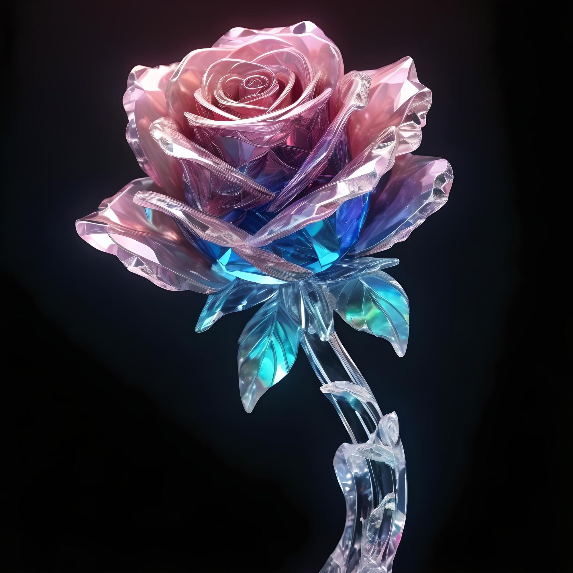 DALL-E 2 to Fluently XL - Crystal Rose