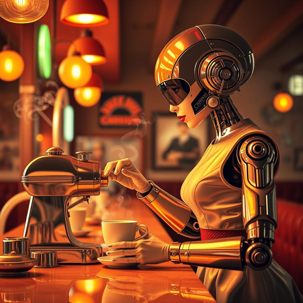 Retro Americana Cyberpunk