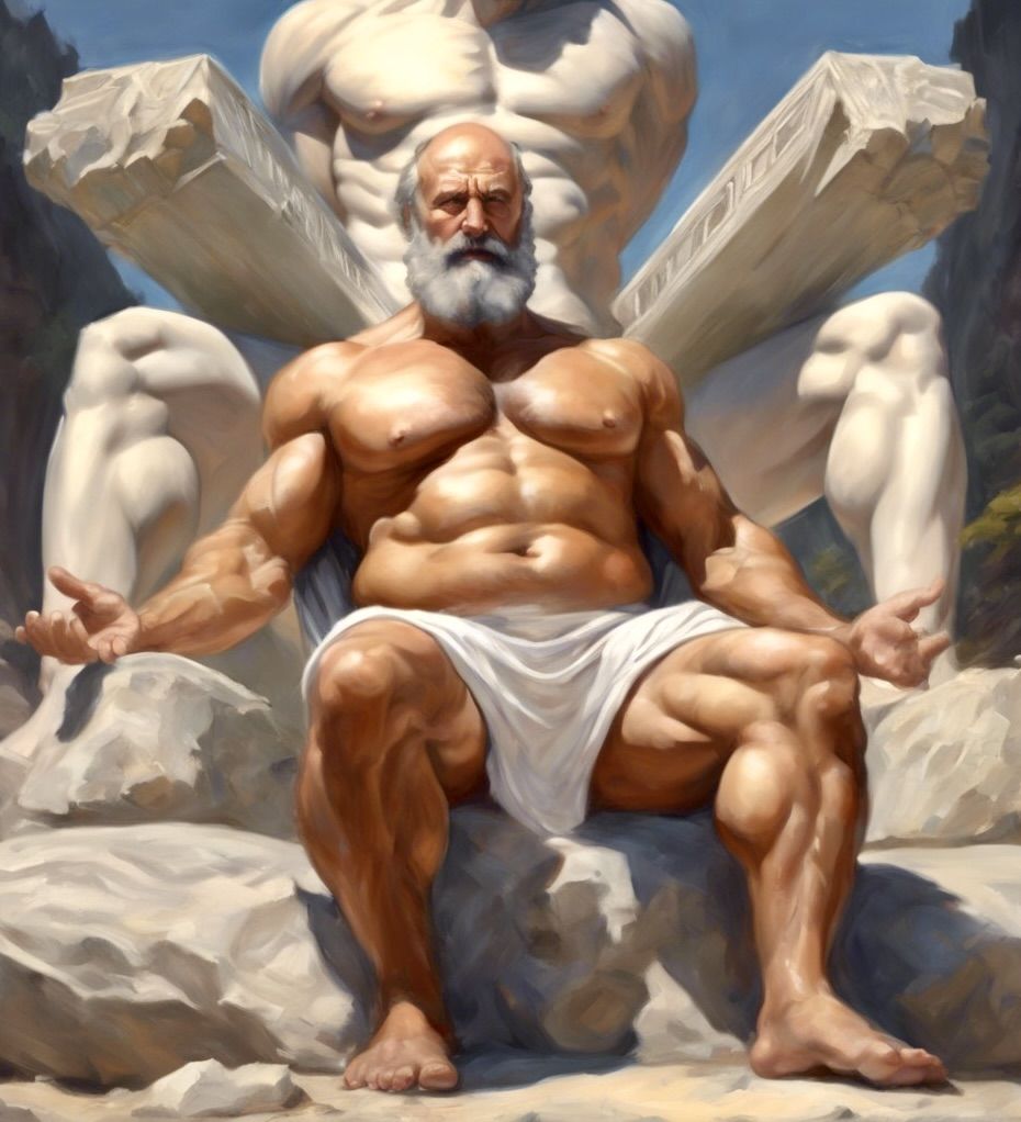 The General asks the Sun God, Apollo to return his sight.