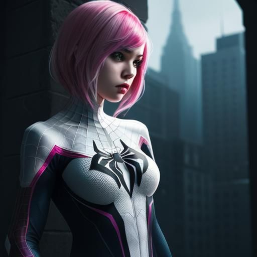 Spider-Gwen - AI Generated Artwork - NightCafe Creator