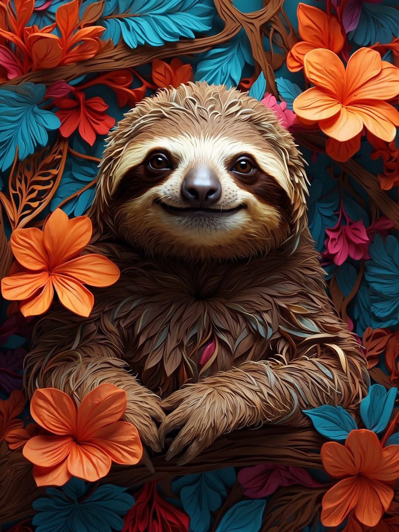Happy Sloth
