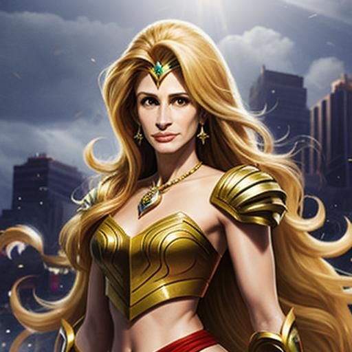 Julia Roberts as Shera about to turn Evil