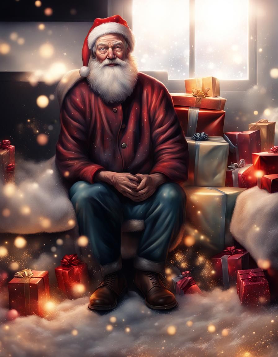 Father Christmas - AI Generated Artwork - NightCafe Creator