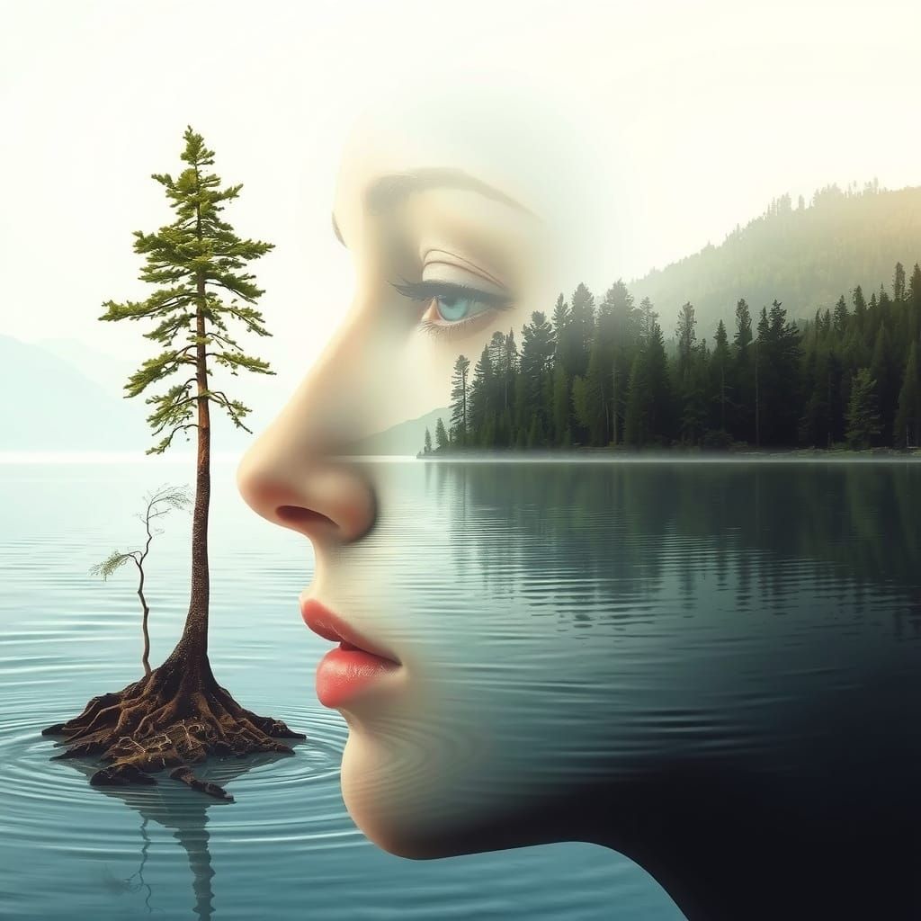 Nature's Reflection  by @HeftyHill