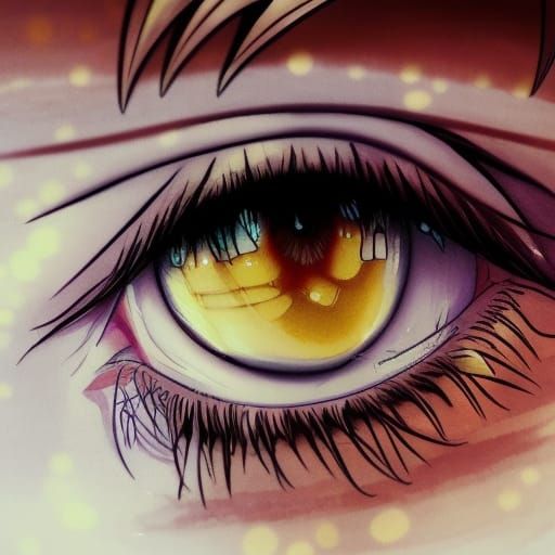 Kawaii water fairy mermaid anime eyes - AI Photo Generator - starryai