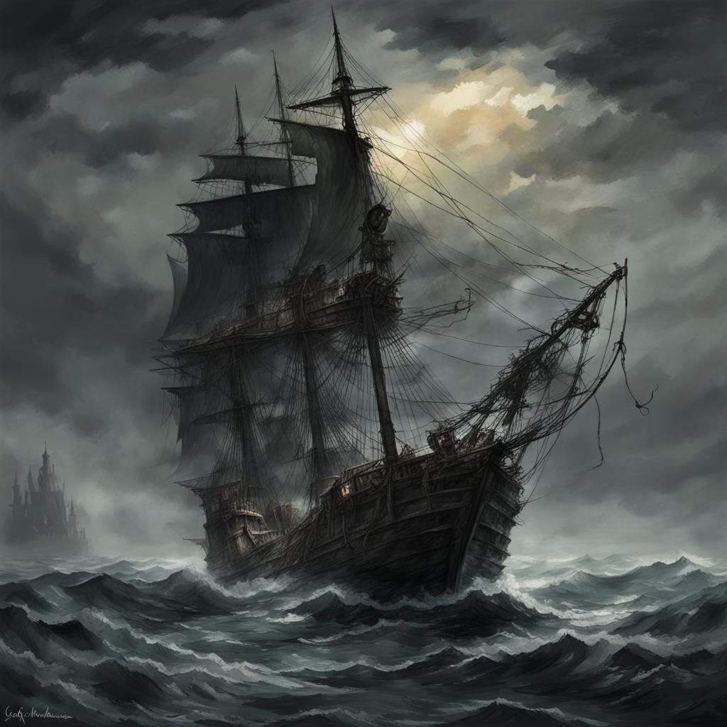 Dark Seas - AI Generated Artwork - NightCafe Creator