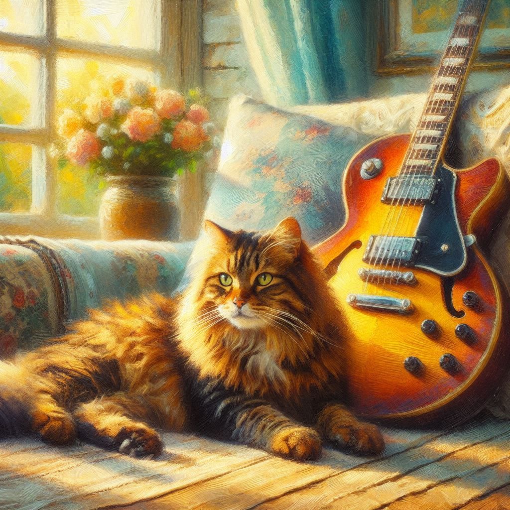 Winnie and the Gretsch