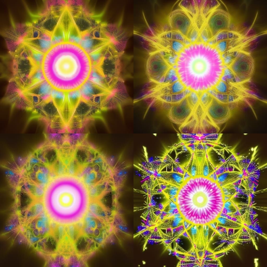 An unlimited mind, luminous colours - AI Generated Artwork - NightCafe ...