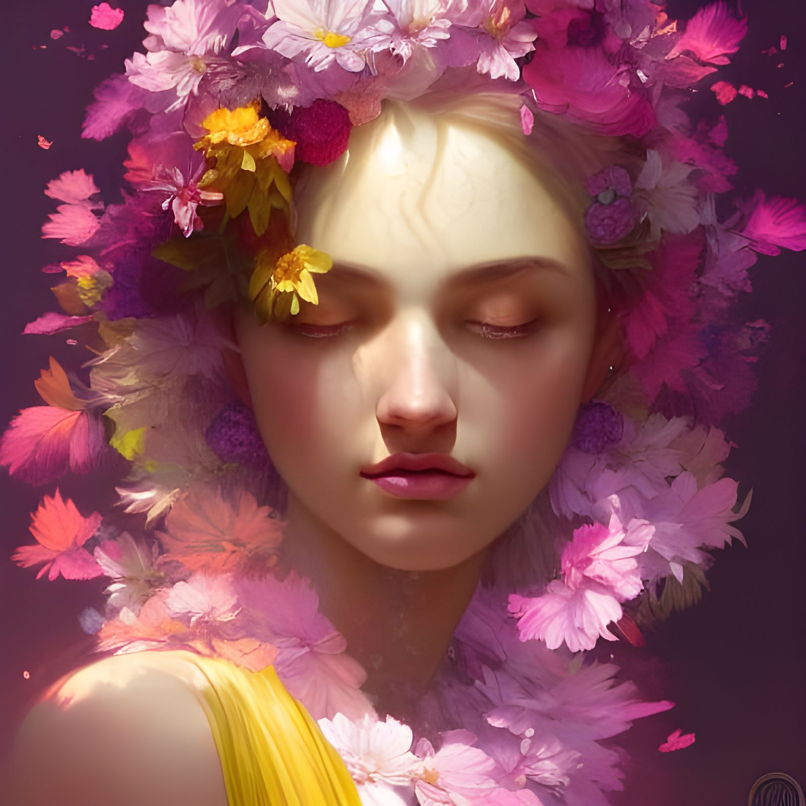 Godess of nature  extremely Beautiful