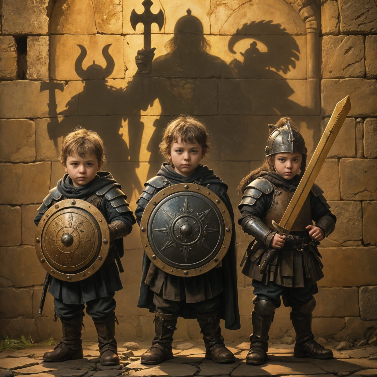 The Warriors Three  by @Mike Ritchie