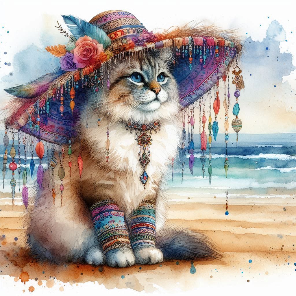 boho cat