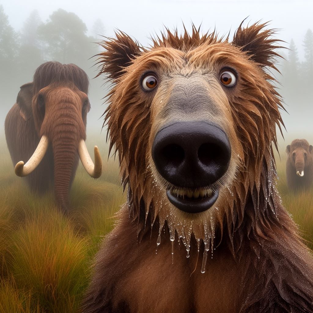 Bear with Mammoth