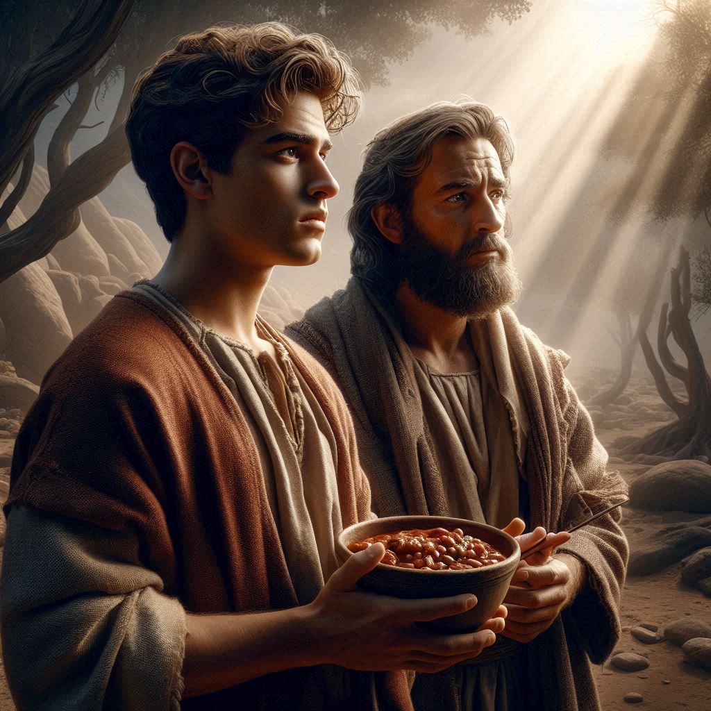 Esau selling his birthright to Jacob