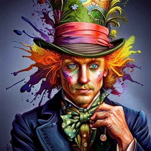 The Mad Hatter - AI Generated Artwork - NightCafe Creator