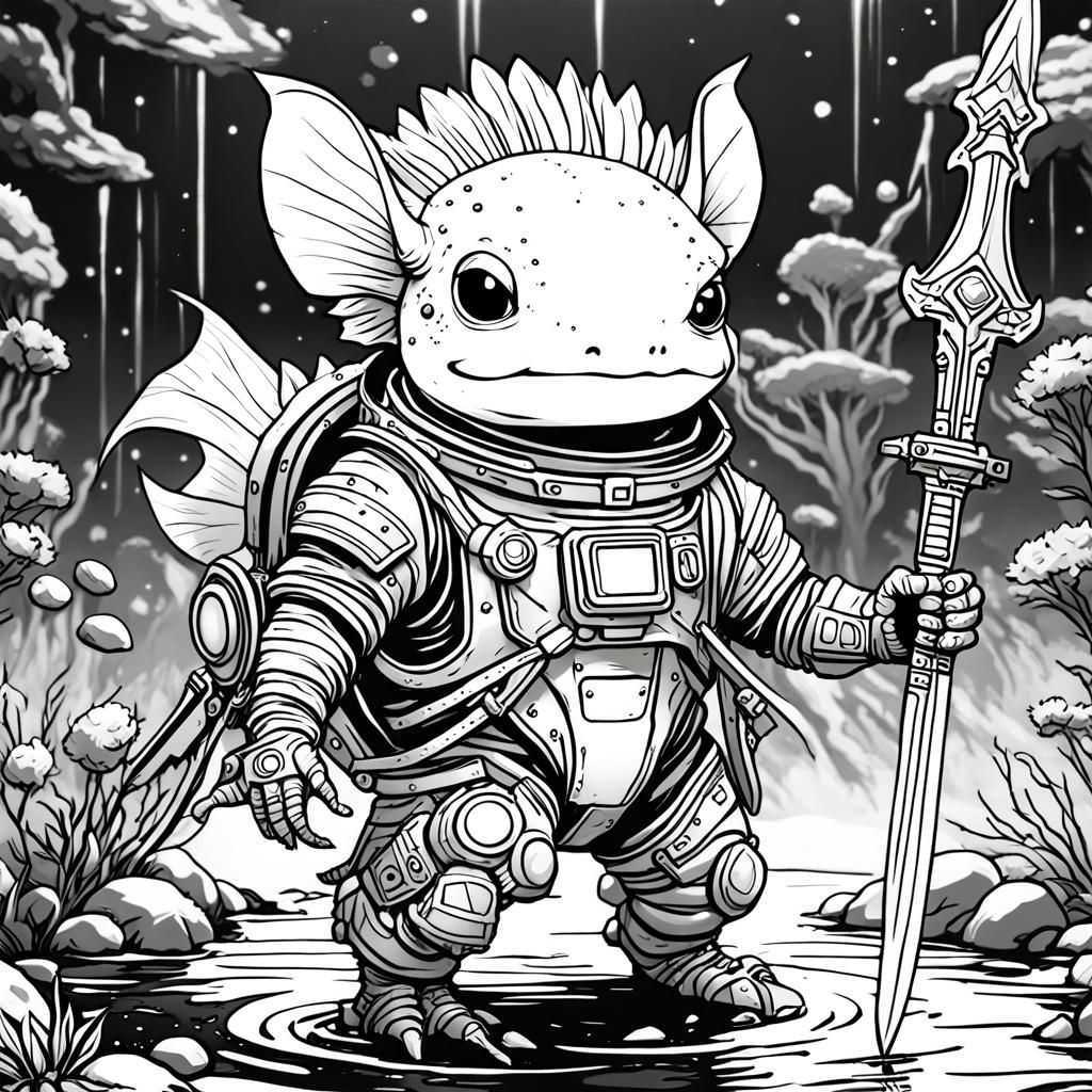 Sea planet Defender - Axolotl