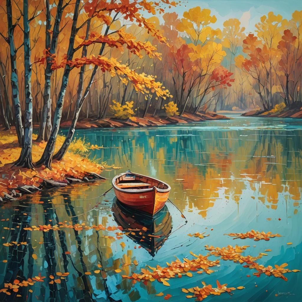 Autumnal Reflections  by @Justagirl