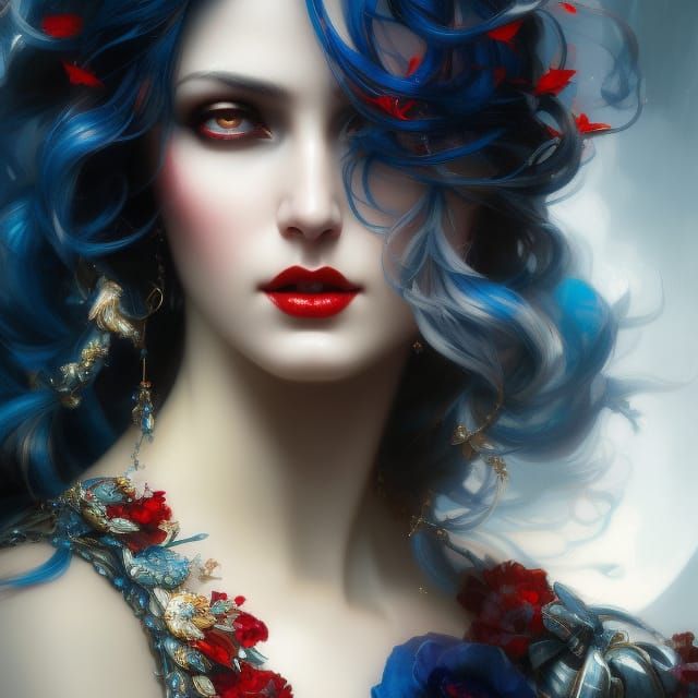 dark art gothic beautiful enchantress - AI Generated Artwork ...