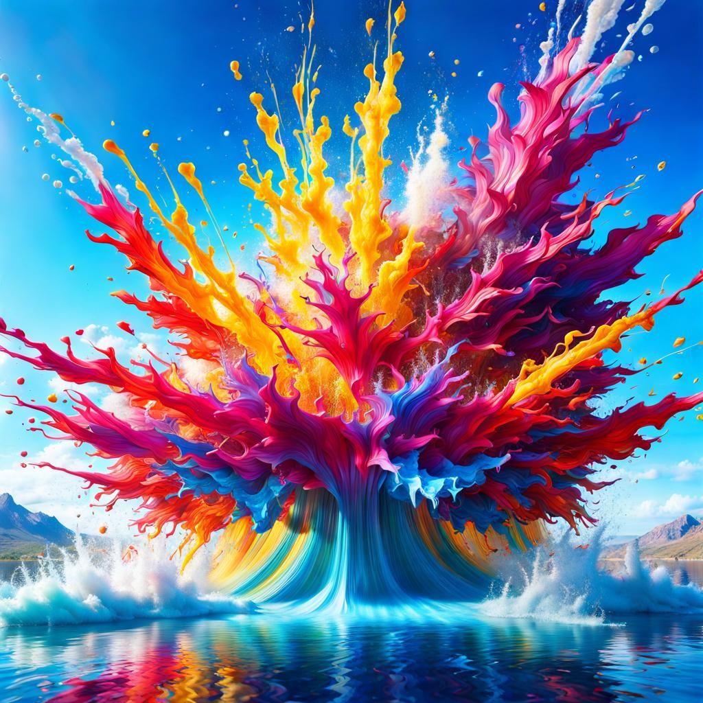 Water Tree From A Parallel Universe With Different Physics, ...
