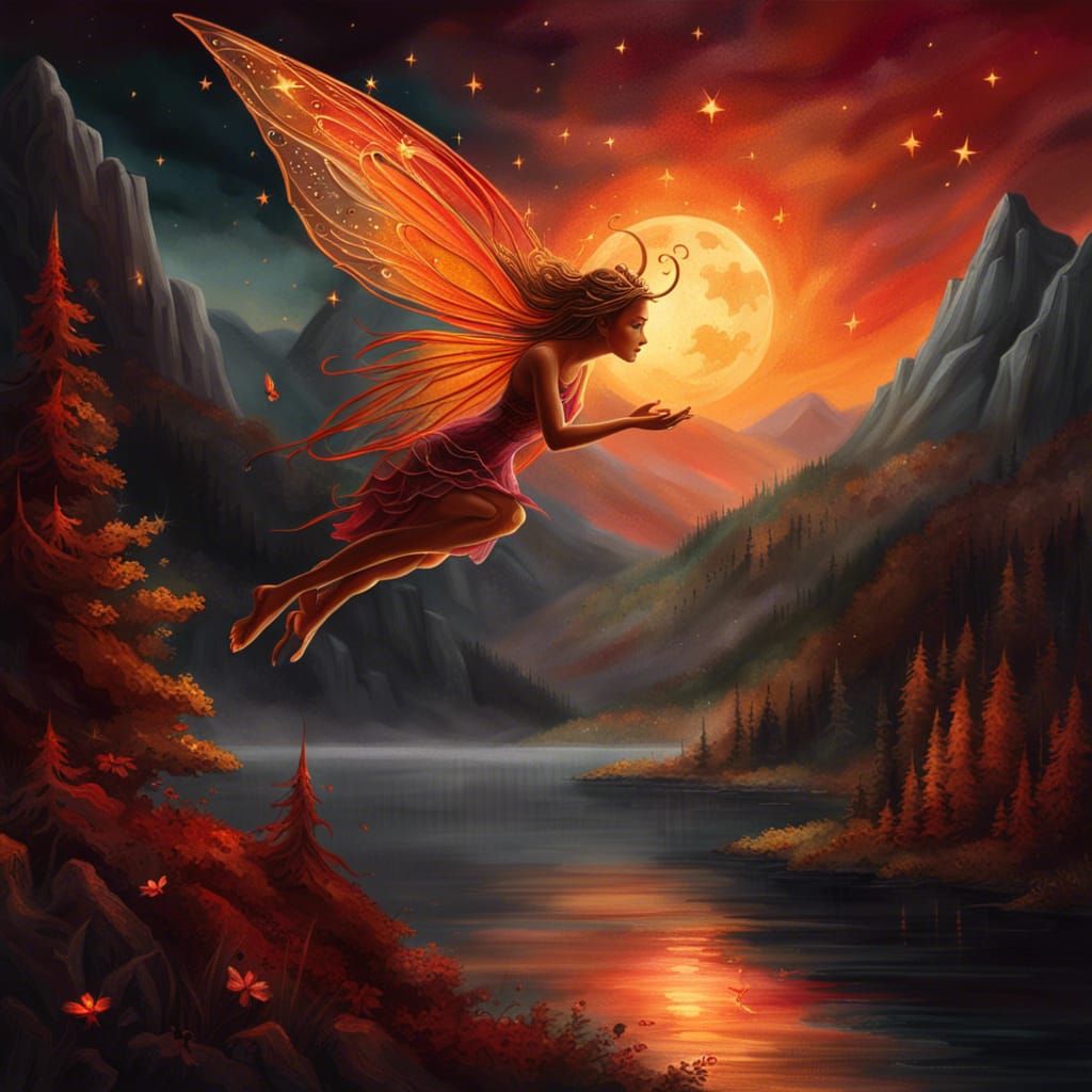 Fly over the mountains