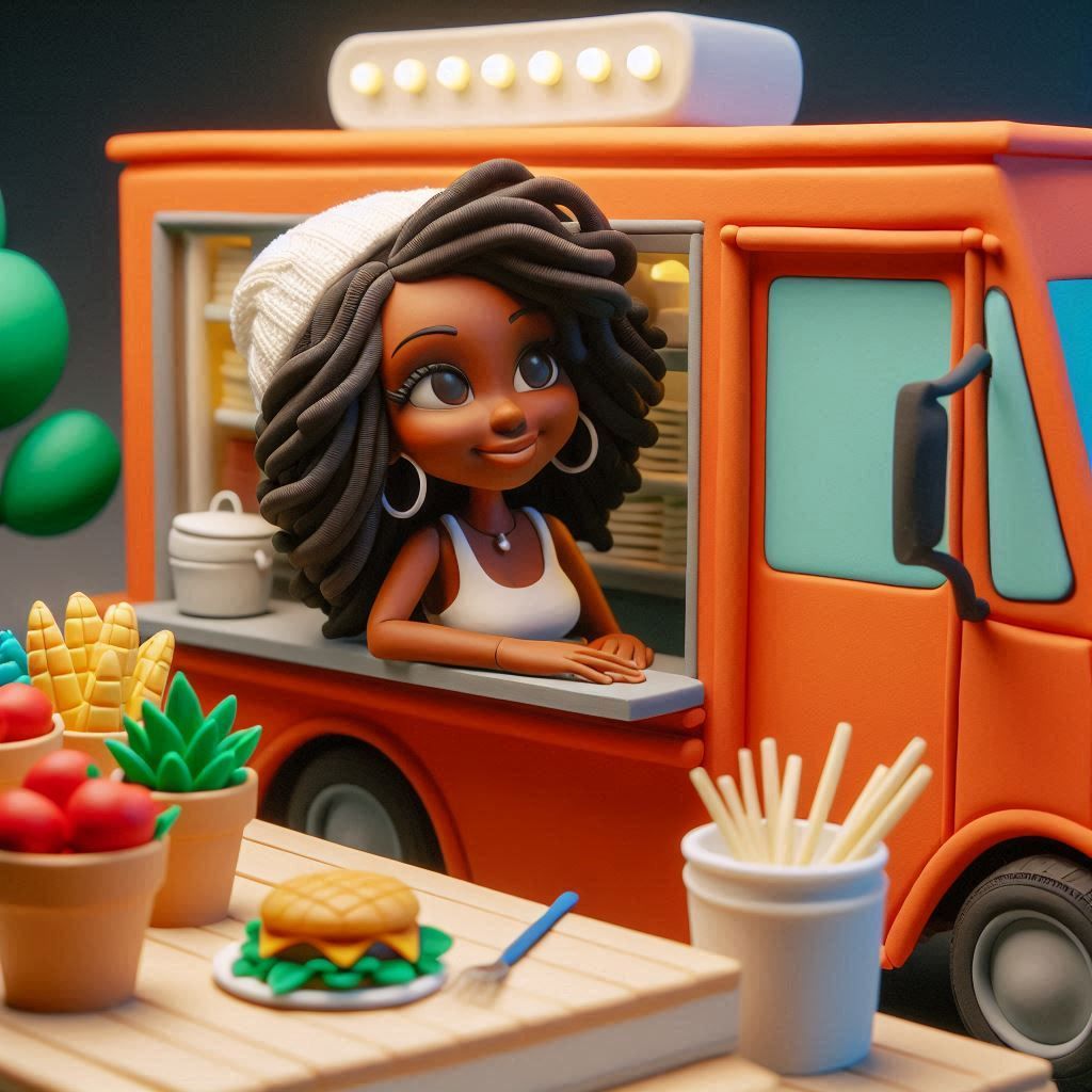 Girl In A Food Truck