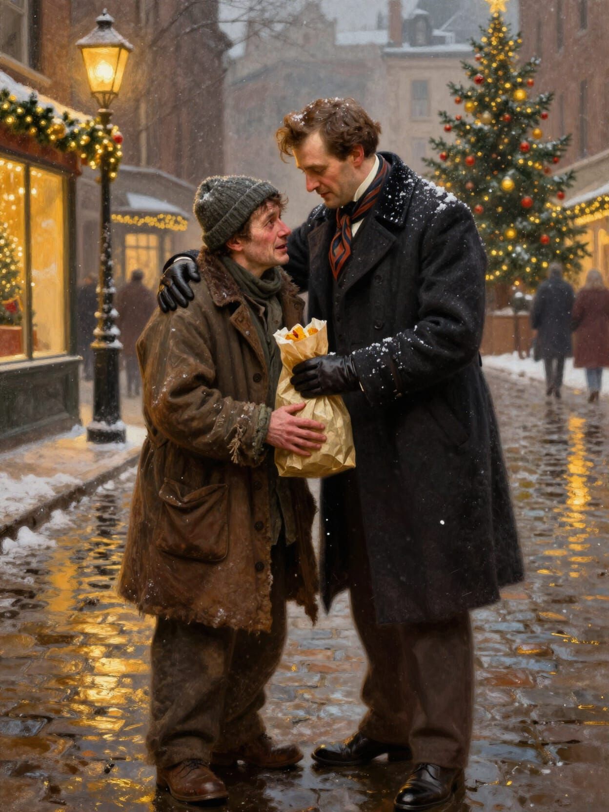 A moment of kindness   by @Pepino