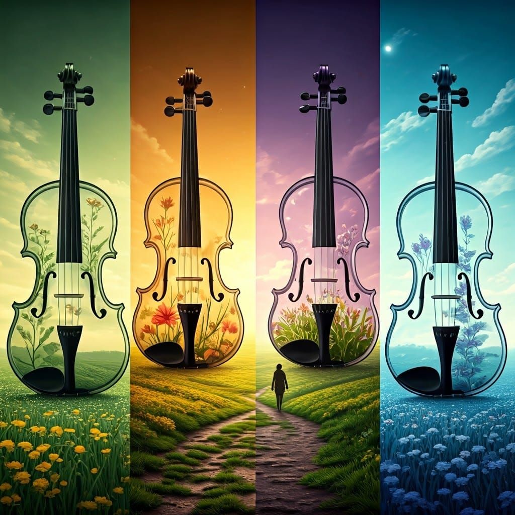 Spring quartet  by @Radiohead