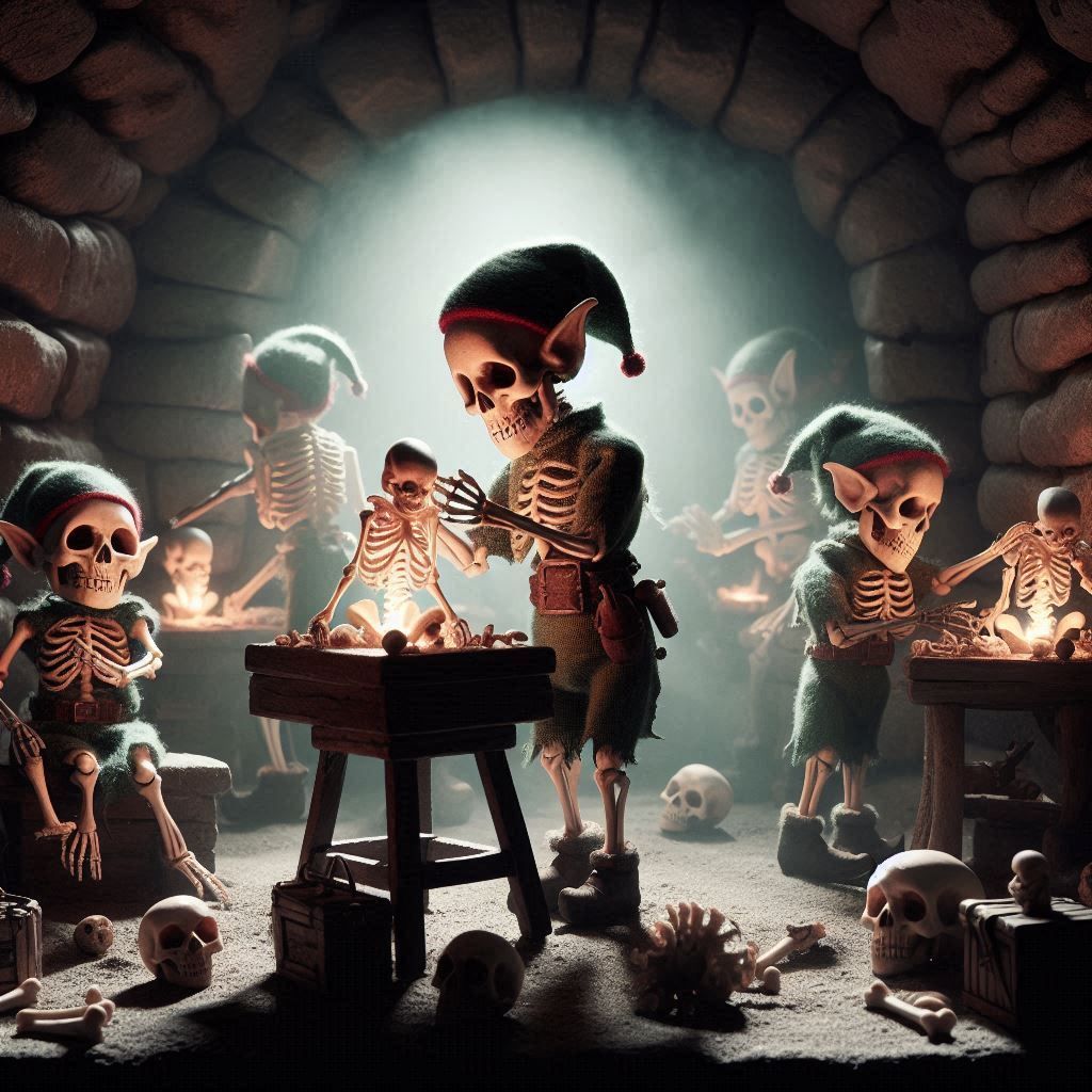 santas workshop elves