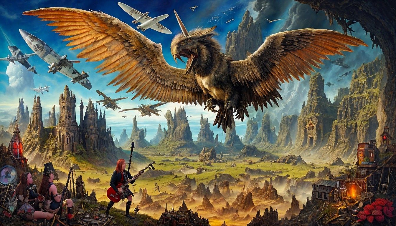 THE SCOTTISH MENACE PIPER MONSTER  - Deep Dream Version