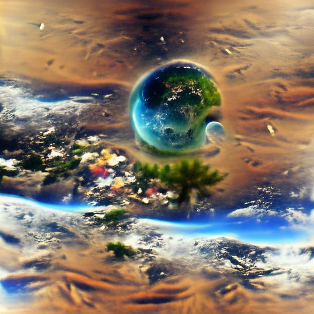 planet earth from outer space