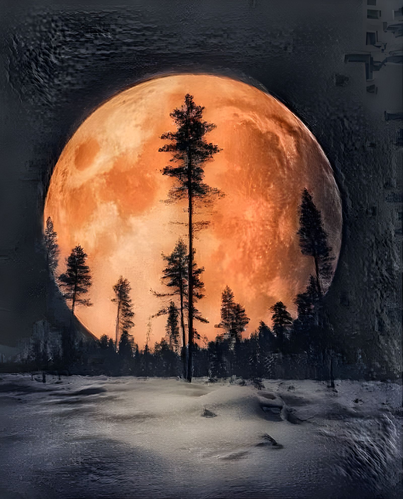 Last full moon in2021 AI Generated Artwork NightCafe Creator
