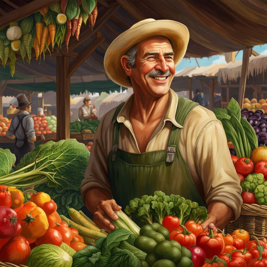 Happy Farmer  by @Maksim
