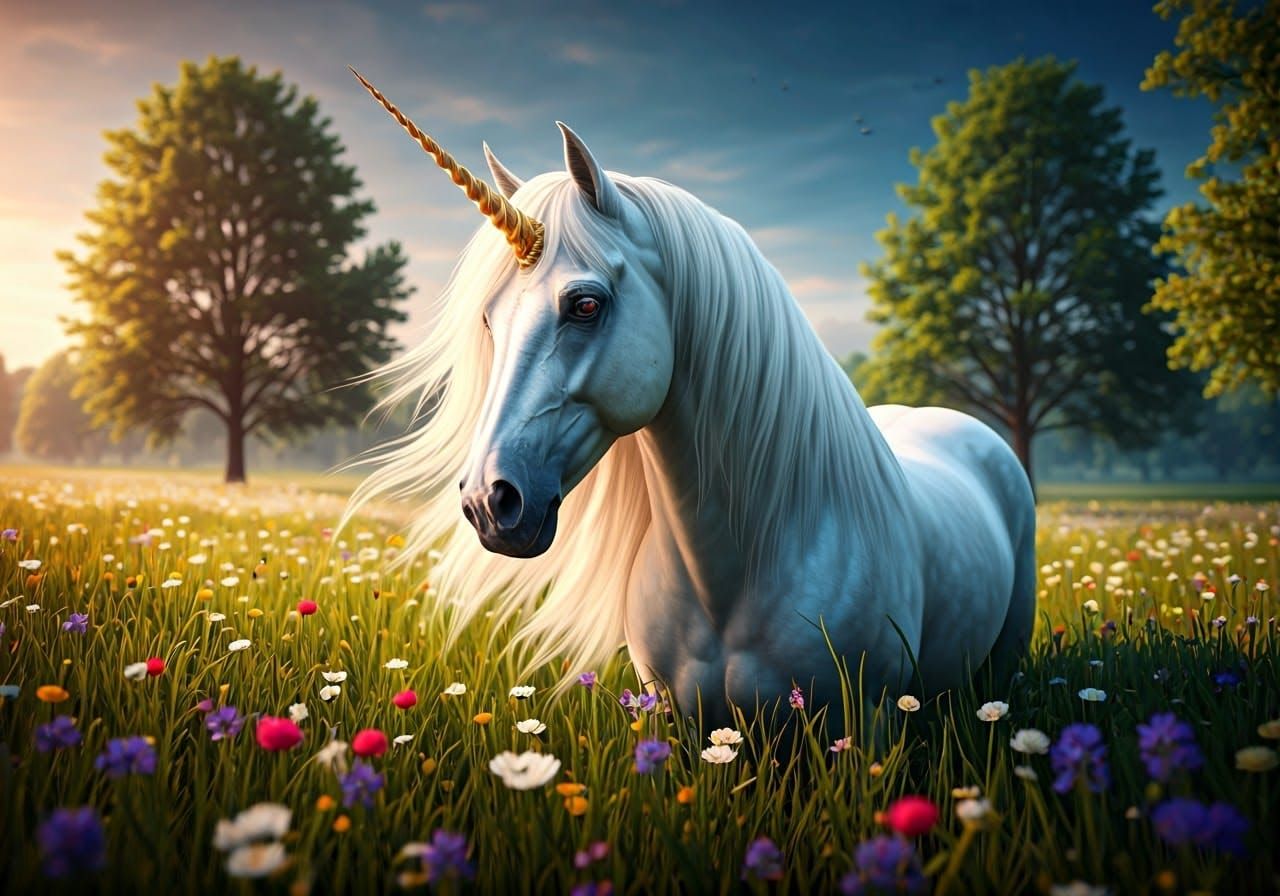 Beautiful Unicorn.  by @GingerBredMan1989