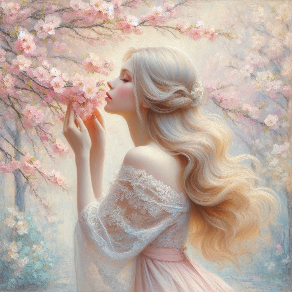 The Soft Scent of the Sakura  by @Alison Mary