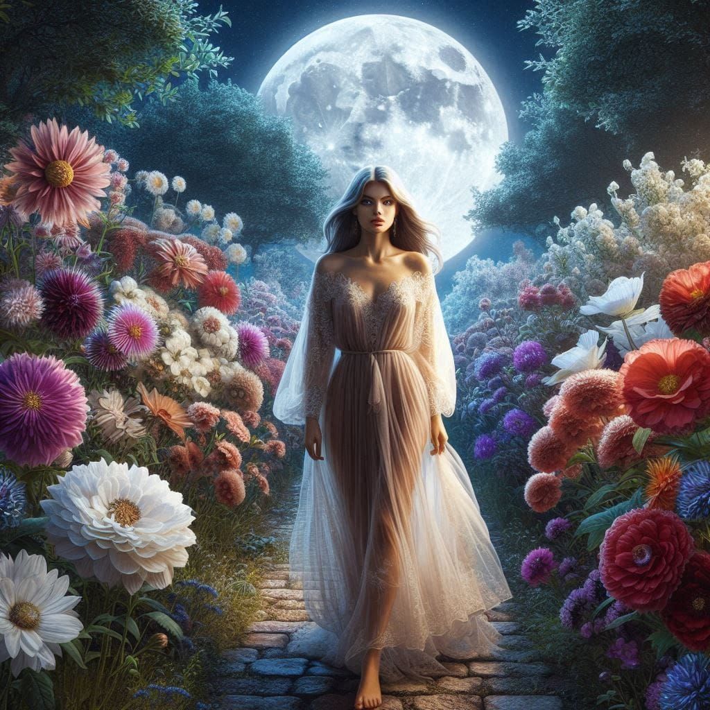 Night Walk in a Garden 3