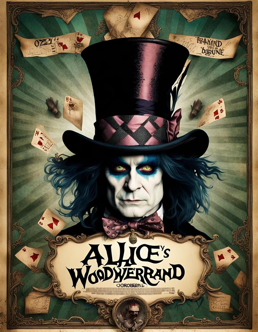 Ozzy Osbourne as the Mad Hatter - AI Generated Artwork - NightCafe Creator