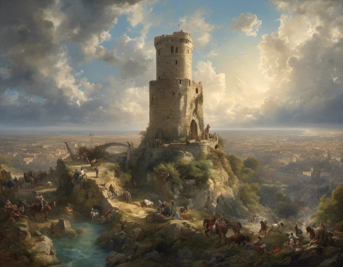 <lora:NC Hyperreal:1.0> The beam of light of the French Towe...