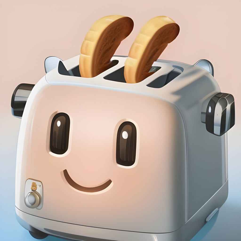 Friendly Toaster  by @Demeter_11